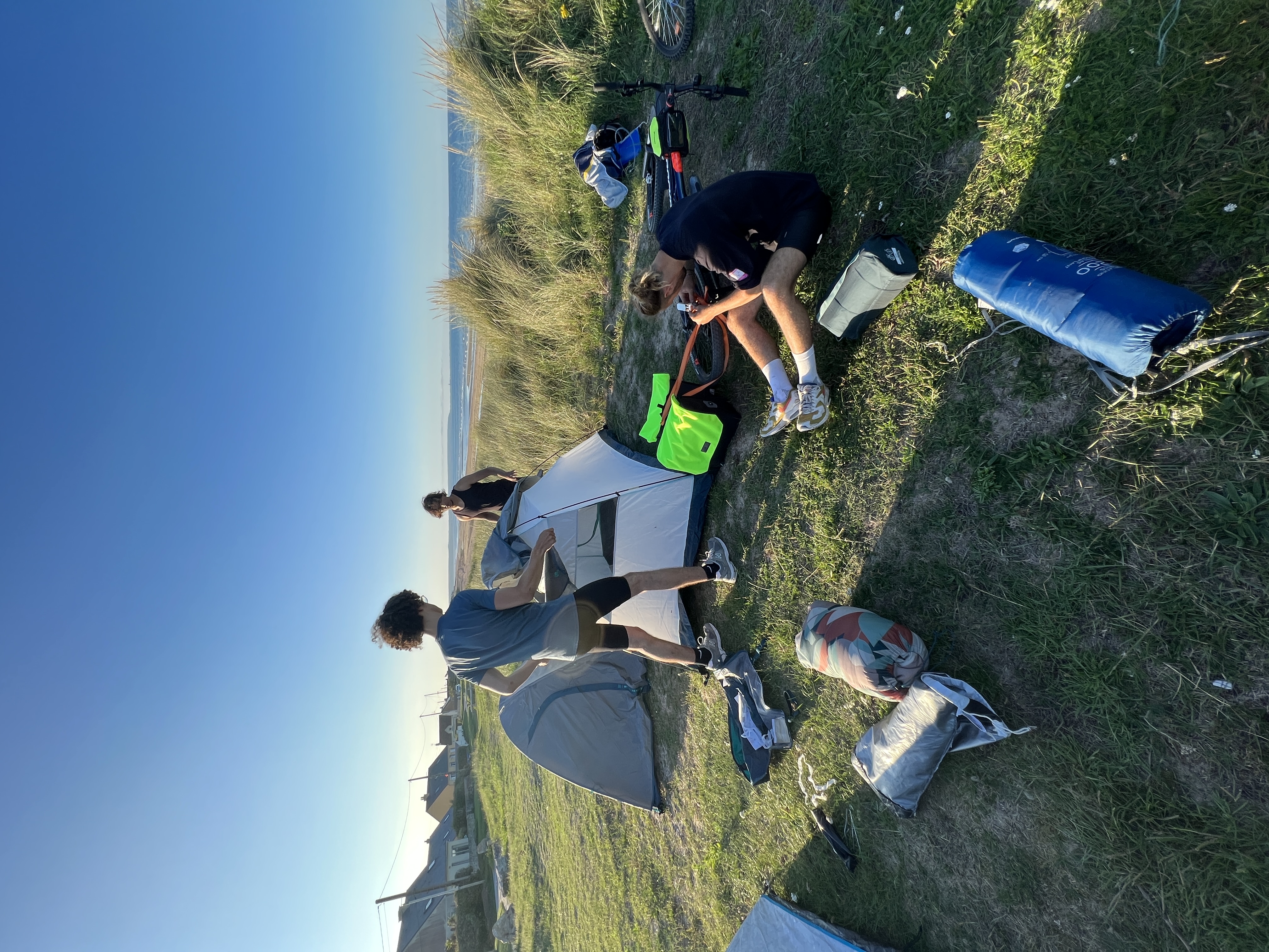 Campground by the beach